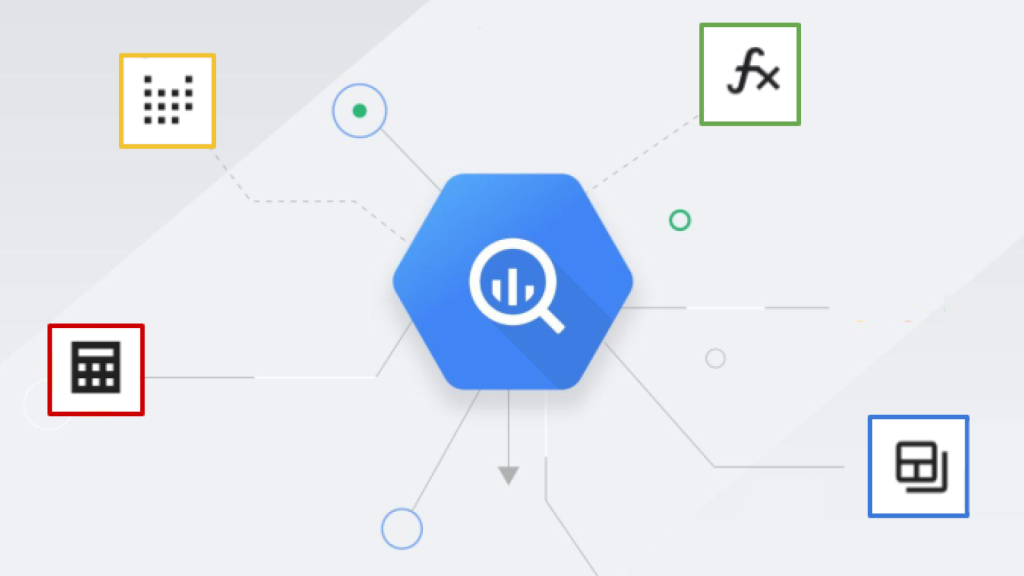 Grafika prezentująca BigQuery